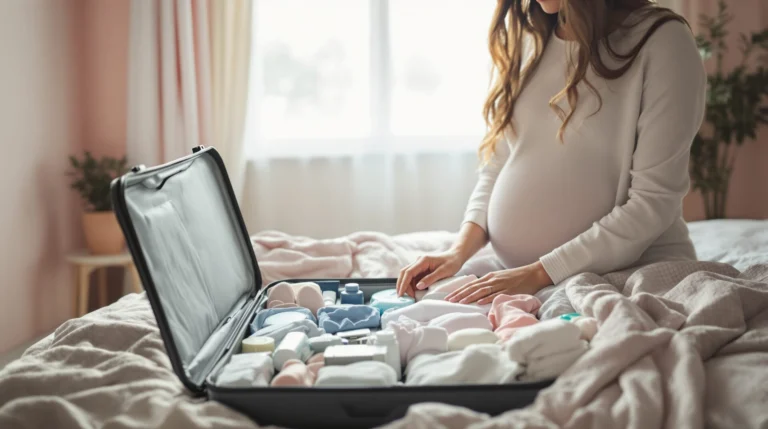 valise maternité maman