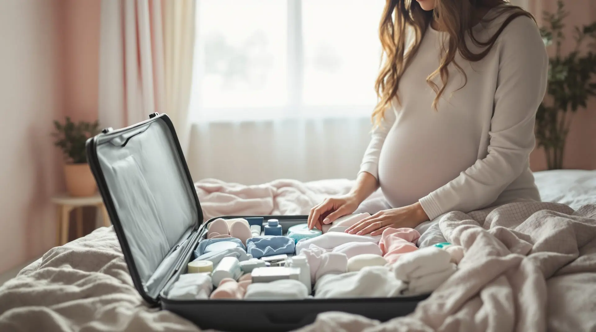 valise maternité maman
