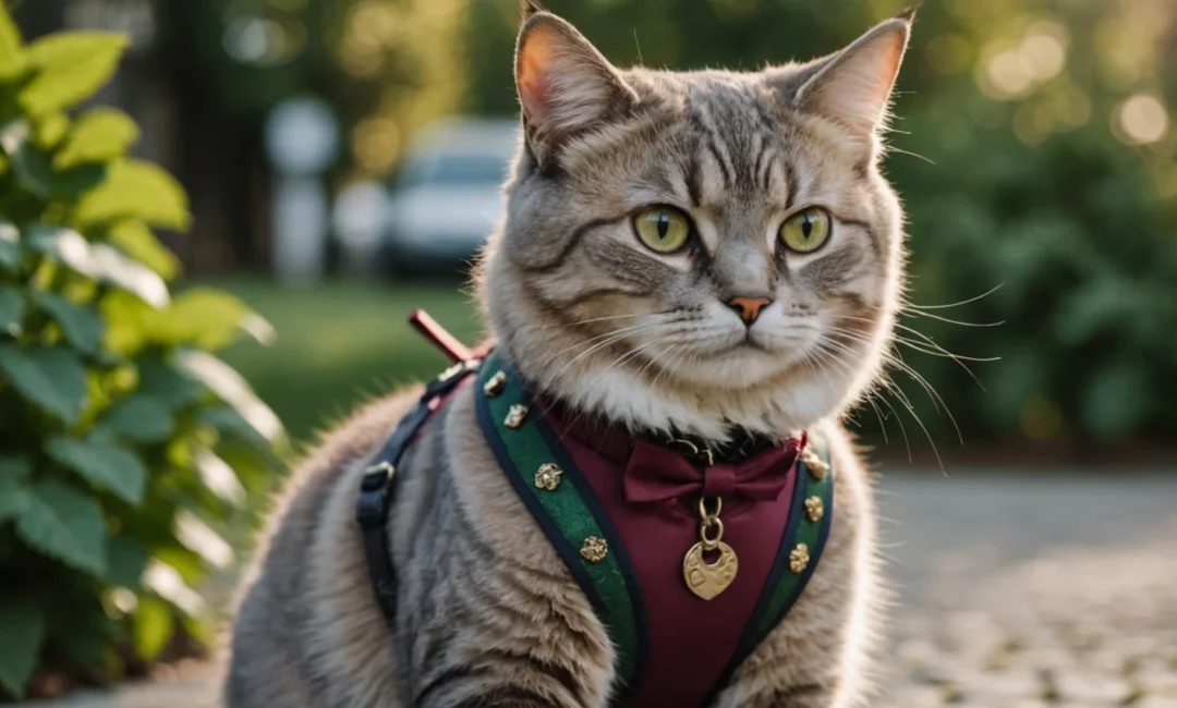comment habituer son chat au harnais